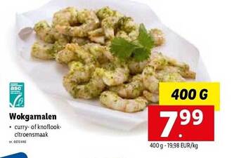 Lidl Wokgarnalen aanbieding