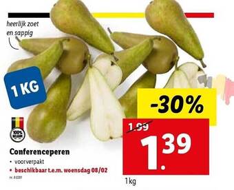 Lidl Conferenceperen aanbieding