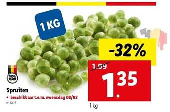 Lidl Spruiten aanbieding