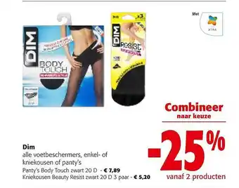 Colruyt Dim voetbeschermer, enkel of kniekousen of panty's aanbieding