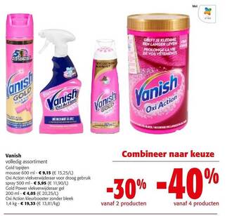 Colruyt Vanish aanbieding