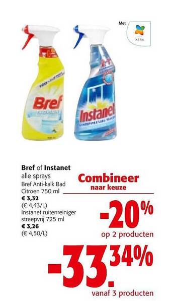 Colruyt Bref of instanet aanbieding
