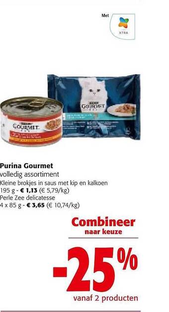 Colruyt Purina gourmet aanbieding
