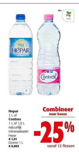 Colruyt Hepar of contrex aanbieding