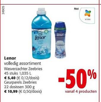 Colruyt Lenor volledig assortiment aanbieding