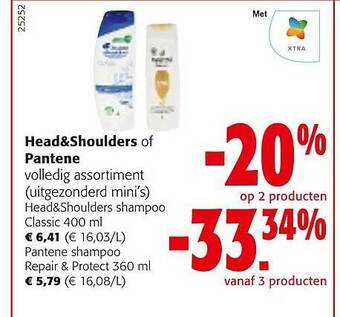 Colruyt Head & shoulders of pantene aanbieding