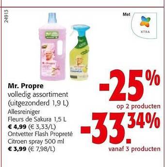 Colruyt Mr propre aanbieding
