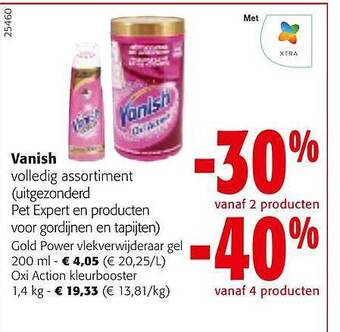 Colruyt Vanish aanbieding