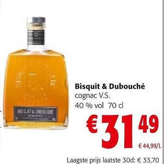 Bisquit & dubouché cognac v.s. 40% vol