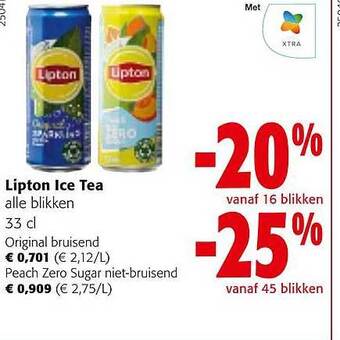 Colruyt Lipton ice tea aanbieding