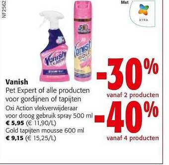 Colruyt Vanish aanbieding