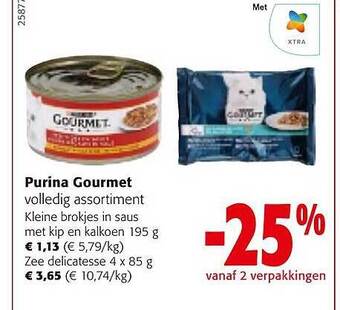 Colruyt Purina gourmet aanbieding