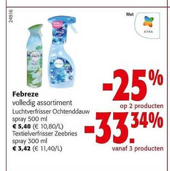 Colruyt Febreze aanbieding