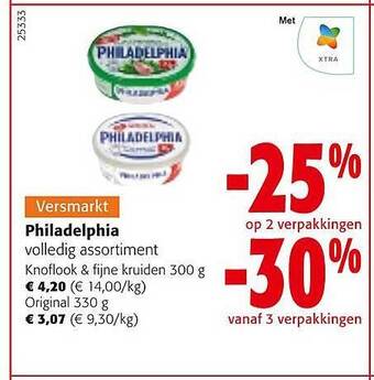 Philadelphia volledig assortiment