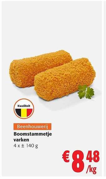 Colruyt Boomstammetje varken aanbieding
