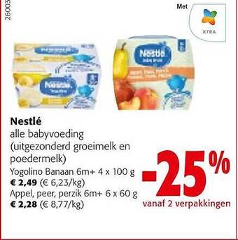 Colruyt Nestlé alle babyvoeding aanbieding