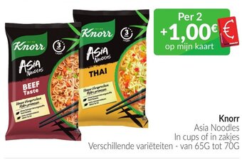 Intermarché Knorr Asia Noodles aanbieding