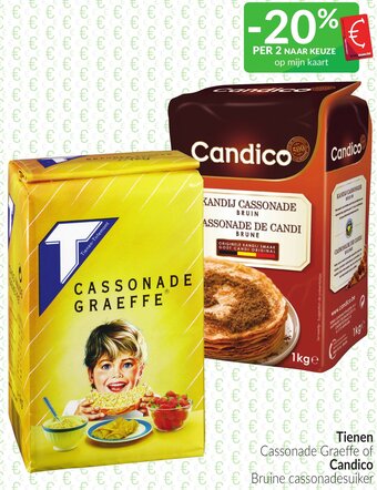 Tienen Cassonade Graeffe of Candico Bruine cassonadesuiker