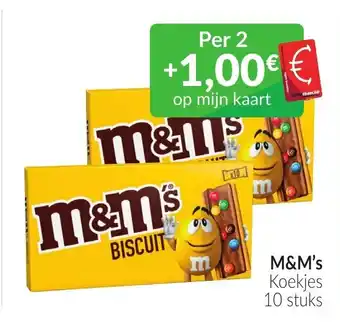 Intermarché M&M's Koekjes 10 stuks aanbieding