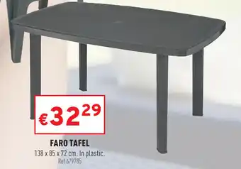 Faro tafel 138x85x72 cm