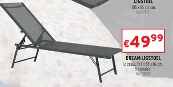 Trafic Dream ligstoel 161x55x86 cm aanbieding