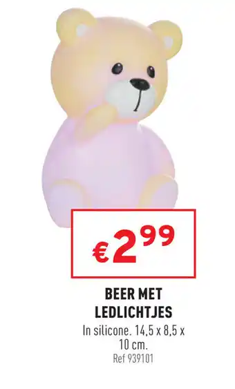 Trafic Beer met ledlichtjes 14,5x8,5x10 cm aanbieding