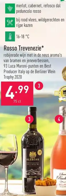 ALDI Rosso Trevenezie 750ml aanbieding