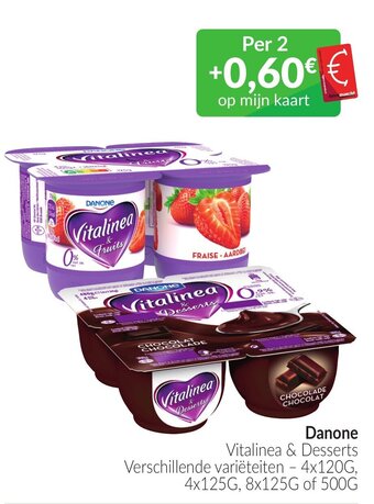 Intermarché Danone Vitalinea & Desserts aanbieding