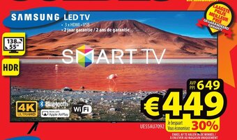 ElectroStock Samsung LED TV aanbieding