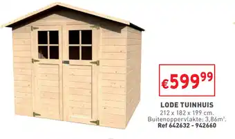 Trafic Lode Tuinhuis aanbieding