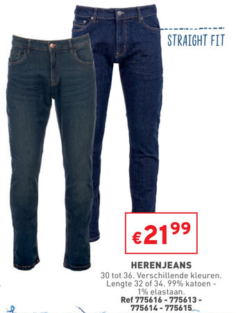 Trafic Herenjeans 30 tot 36 aanbieding