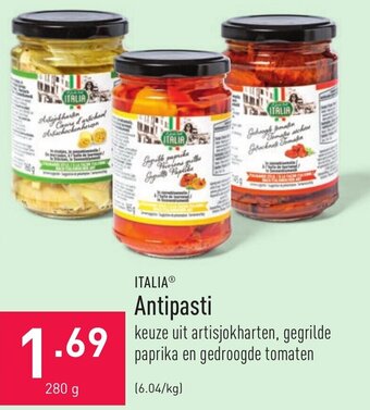 ALDI Italia Antipasti 280g aanbieding