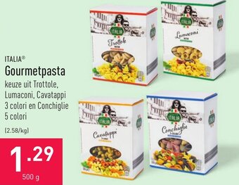 ALDI Italia Gourmetpasta 500g aanbieding