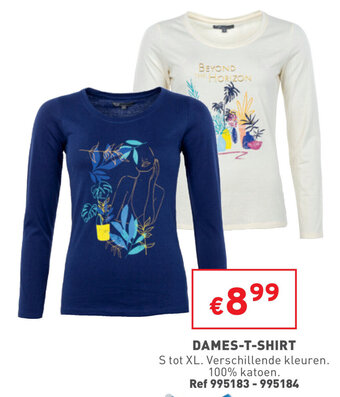 Dames-T-Shirt S tot XL