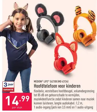 ALDI Medion LIFE E62108 (MD43134) Hoofdtelefoon voor kinderen aanbieding