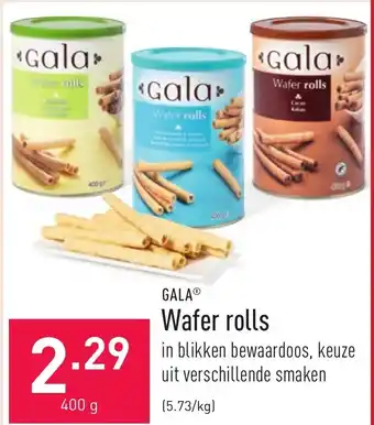 Gala Wafel rolls 400g