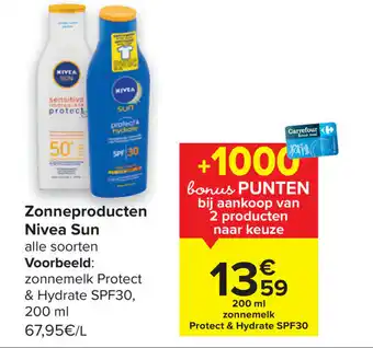 Carrefour Zonnenproducten nivea sun aanbieding
