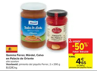 Carrefour Gamma ferrer, mardel, calvo em palacio de oriente aanbieding