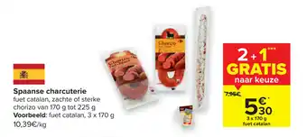 Carrefour Spaanse charcuterie aanbieding