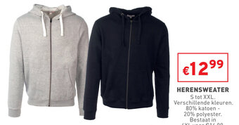 Herensweater S tot XXL