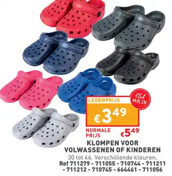 Trafic Klompen voor Volwassenen of Kinderen aanbieding