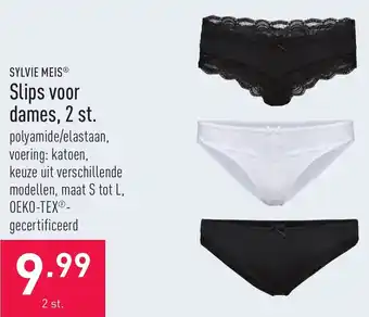 ALDI Sylvie Meis Slips voor dames 2st aanbieding