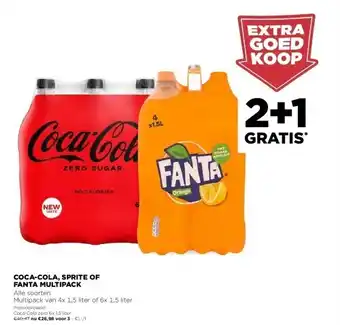 Jumbo Coca-cola, sprite of fanta multipack aanbieding