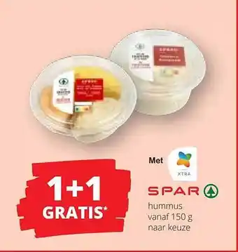 Spar Colruyt Spar hummus aanbieding