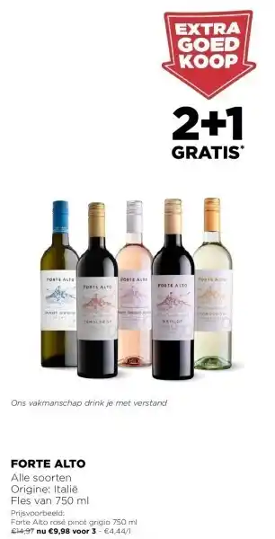 Jumbo Forte alto alle soorten origine: italië fles van 750 ml aanbieding