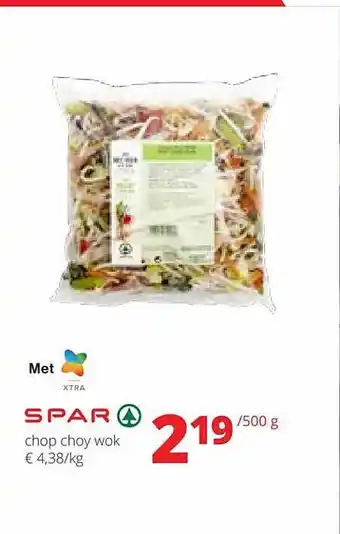 Spar Colruyt Spar chop choy wok aanbieding