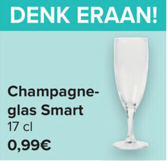 Champagneglas smart 17 cl