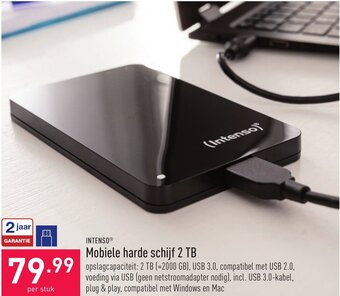 Intenso Mobiele harde schijf 2TB