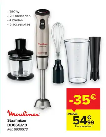 Carrefour Staafmixer dd866a10 aanbieding