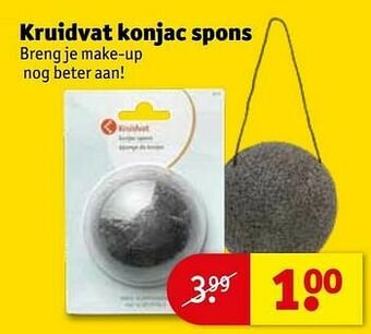 Kruidvat Kruidvat konjac spons aanbieding